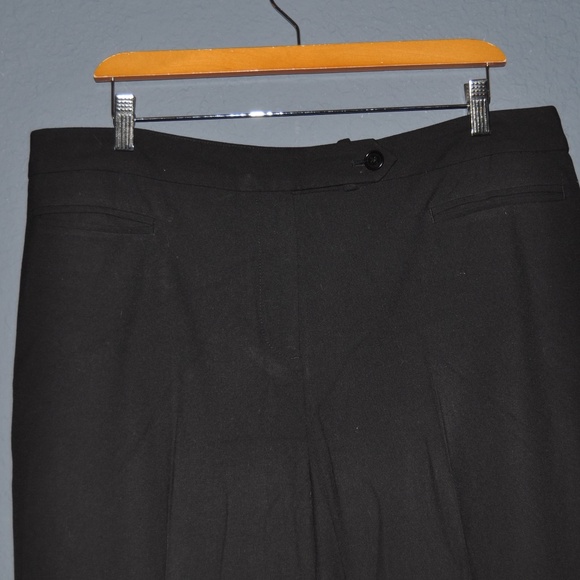 TALBOTS Black Curvy Fit Bootcut Trouser Pants [D3] - Picture 3 of 7